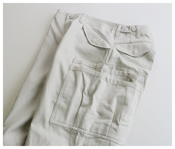 SASSAFRAS(ササフラス) Overgrown Pants - Military Satin sf-221964の商品ページです。