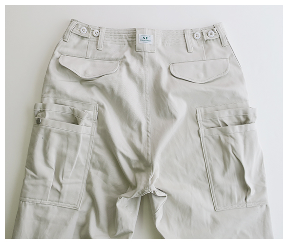 SASSAFRAS Overgrown Pants - Military Satin ササフラス オーバーグロウンパンツ