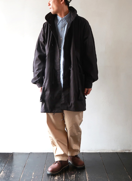 SASSAFRAS   Digs Crew Coat   British Twill ササフラス ディグス