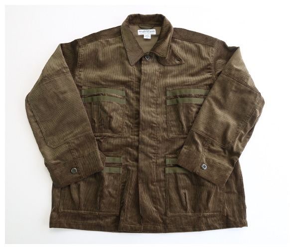 SASSAFRAS - Overgrown Fatigue Jacket - 9W Corduroy ササフラス 