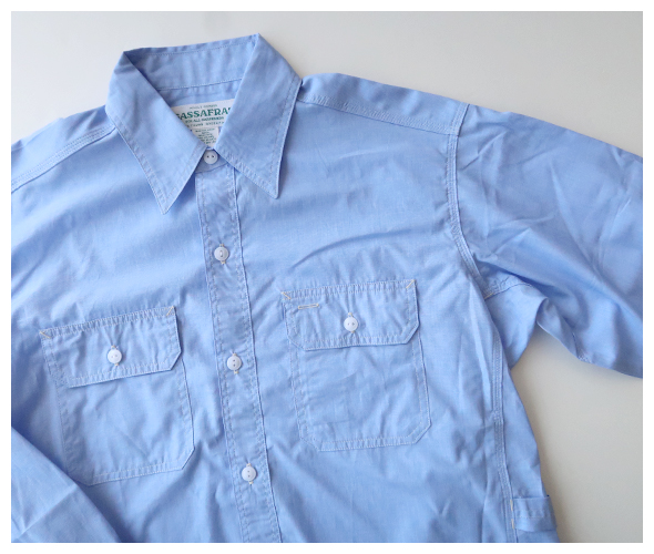 SASSAFRAS - Gardener Shirt - A/C Broad ササフラス ガーデナー