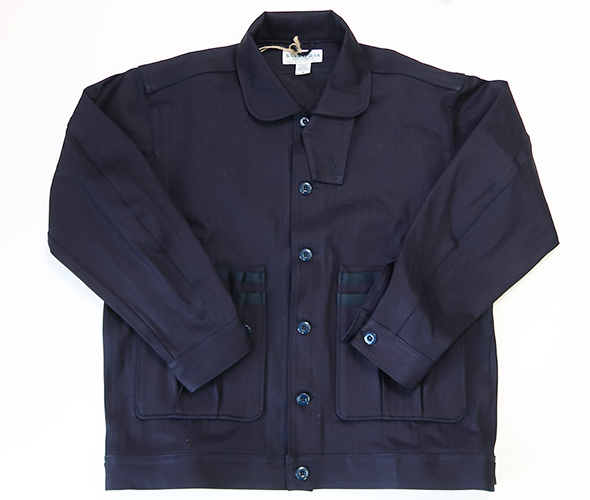 SASSAFRAS - Overgrown Trug Jacket - Herringbone Denim ササフラス