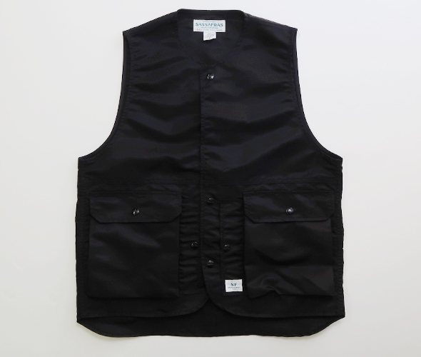 SASSAFRAS Cultivator Vest - Recycle Nylon Twill ササフラス カルチ