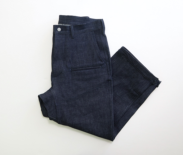 SASSAFRAS - Leaf Warden Pants 4/5 - 13.5oz Denim ササフラス リーフ