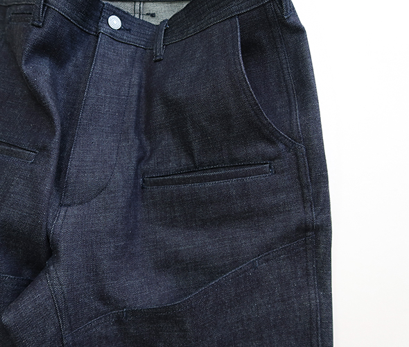 SASSAFRAS - Leaf Warden Pants 4/5 - 13.5oz Denim ササフラス リーフ