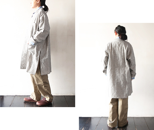 Engineered Garments - Dayton Long Shirt - Cotton Linen Melange