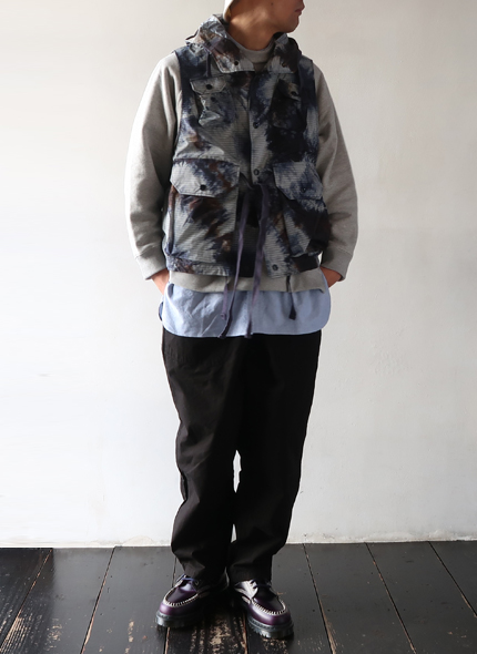 Engineered Garments - Field Vest - Tie Dye Print Ripstop