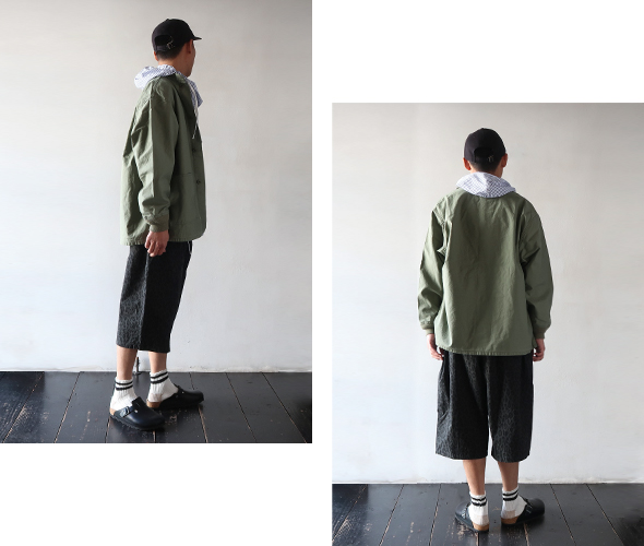 NEEDLES - Army Shirt - Reversed Sateen ニードルズ アーミーシャツ