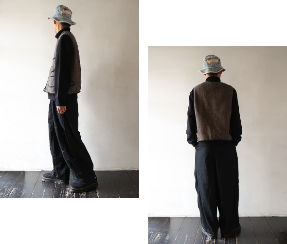 NEEDLES - H.D. Pant - 6oz Denim - BLACK ニードルズ ヒザデルパンツ