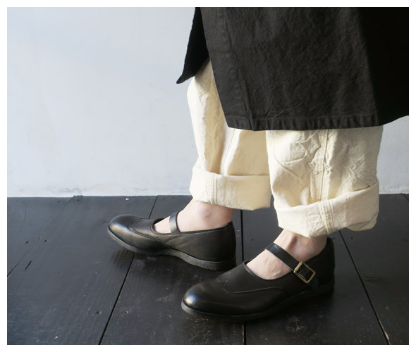 Needles Women ニードルズウーマン Deerskin Ballet Shoes